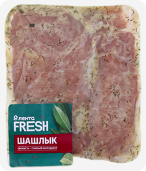 Стейк из свиной корейки ЛЕНТА FRESH в cливочном маринаде с травами