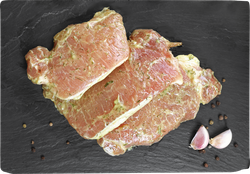 Стейк из свиной корейки ЛЕНТА FRESH в cливочном маринаде с травами