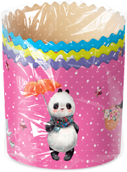 Изображение товара Набор форм для кулича ДОМАШНЯЯ КУХНЯ d=9см, бумага Арт. hk19480, 4шт