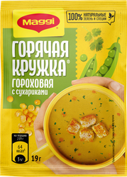 Изображение товара Суп MAGGI Горячая кружка Гороховый с сухариками, 19г