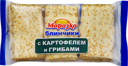 Изображение товара Блинчики МОРОЗКО с картофелем и грибами, 210г