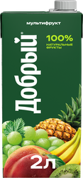 Изображение товара Нектар ДОБРЫЙ Мультифрукт, 2л