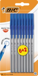 Набор шариковых ручек BIC Round Stic Exact 0,7мм синий Арт. 920391, 8шт