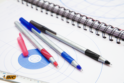 Набор шариковых ручек BIC Round Stic Exact, синий, 8шт