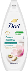 Изображение товара Крем-гель для душа ДАВ Объятия нежности Фисташковый крем и магнолия, бессульфатный, 250мл