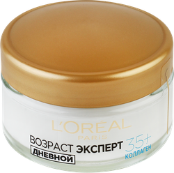 Крем ночной для лица L'OREAL Возраст Эксперт 35+ увлажняющий, против морщин, 50мл