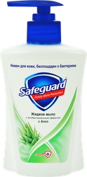 Жидкое мыло SAFEGUARD с ароматом алоэ, с антибактериальным эффектом, 225мл