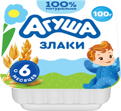 Творог детский АГУША Злаки 3,9%, с 6 месяцев, без змж, 100г