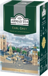 Чай черный AHMAD TEA Earl Grey байховый листовой ароматизированный, 100г