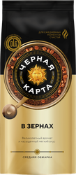 Кофе зерновой ЧЕРНАЯ КАРТА натуральный жареный, 250г