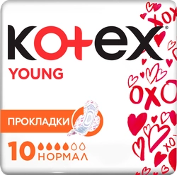 Прокладки KOTEX Young Нормал, 10шт