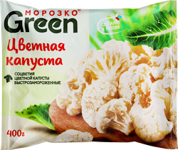 Капуста цветная замороженная МОРОЗКО GREEN, 400г
