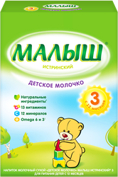 Изображение товара Молочко детское МАЛЫШ ИСТРИНСКИЙ 3, с 12 месяцев, 350г