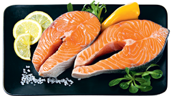 Лосось Атлантический ЛЕНТА FRESH стейк (из замороженного сырья), весовой