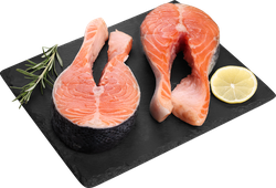 Изображение товара Лосось Атлантический ЛЕНТА FRESH стейк (из замороженного сырья), весовой