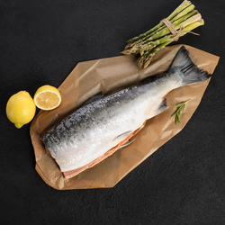 Кета ЛЕНТА FRESH потрошеная без головы (из замороженного сырья), весовая