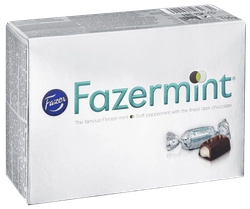 Конфеты FAZER Fazermint с мятной начинкой, 150 г