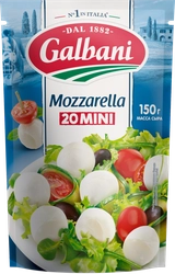 СырGALBANIMozzarellaMini45%,беззмж,150г