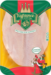 Изображение товара Грудка куриная с кожей КУРИНОЕ ЦАРСТВО, весовая