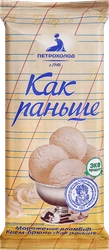 Мороженое ПЕТРОХОЛОД Как раньше Пломбир крем-брюле, без змж, брикет, 220г