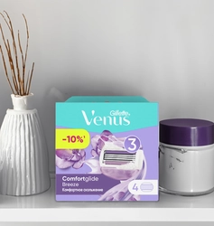 Кассеты сменные для бритья GILLETTE Venus Comfortglide Breeze, 4шт