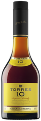 Бренди TORRES Gran Reserva 10, 38%, 0.5л