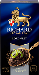 Чай черный RICHARD Lord Grey Цейлонский байховый, 25пак