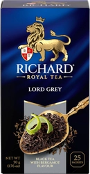 Чай черный RICHARD Lord Grey Цейлонский байховый, 25пак