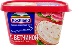 Сыр плавленый HOCHLAND с ветчиной 55%, без змж, 400г