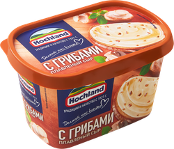 Сыр плавленый HOCHLAND с грибами 55%, без змж, 400г