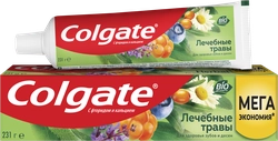 Зубная паста COLGATE Лечебные травы с натуральными ингредиентами для здоровья зубов и десен, 150мл