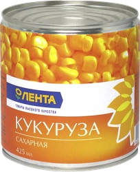 Кукуруза ЛЕНТА, 425мл