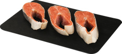 Кета ЛЕНТА FRESH стейк (из замороженного сырья), весовая