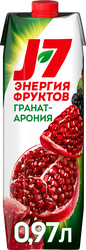 Изображение товара Нектар J7 Гранат, черноплодная рябина осветленный, 0.97л