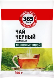 Чай черный 365 ДНЕЙ байховый, листовой, 100г