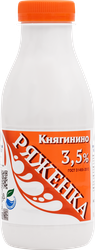 Изображение товара Ряженка КНЯГИНИНО 3,5%, без змж, 430г