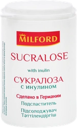 Заменитель сахара MILFORD Сукралоза с инулином, 370шт