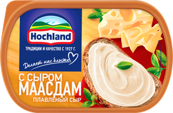 Сыр плавленый HOCHLAND с сыром маасдам 50%, без змж, 200г