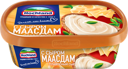 Сыр плавленый HOCHLAND с сыром маасдам 50%, без змж, 200г