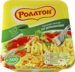 Лапша РОЛЛТОН куриная По-домашнему, 90г
