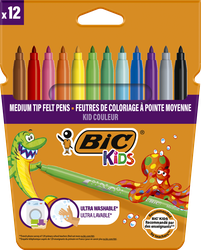 Фломастеры BIC Kids Kid Couleur, 12шт