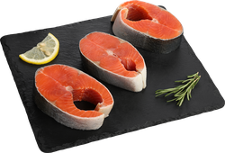 Нерка ЛЕНТА FRESH стейк (из замороженного сырья), весовая