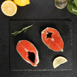 Нерка ЛЕНТА FRESH стейк (из замороженного сырья), весовая