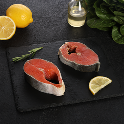Нерка ЛЕНТА FRESH стейк (из замороженного сырья), весовая