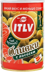 Оливки с лососем ITLV зеленые, 300г