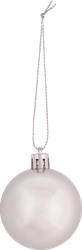Шар елочный HOMECLUB d=5см, перламутровый/в глиттере, пластик Арт. HP5001-01S02