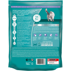 Корм сухой для взрослых кошек PURINA ONE Elegant с курицей и цельными злаками, 750г