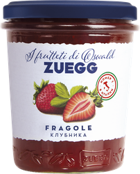 Конфитюр ZUEGG Клубника, экстра, 320г