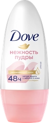 Дезодорант-антиперспирант роликовый женский DOVE Нежность пудры, 50мл