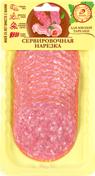 Колбаса копчено-вареная ИНЕЙ Салями Финская, нарезка, 150г